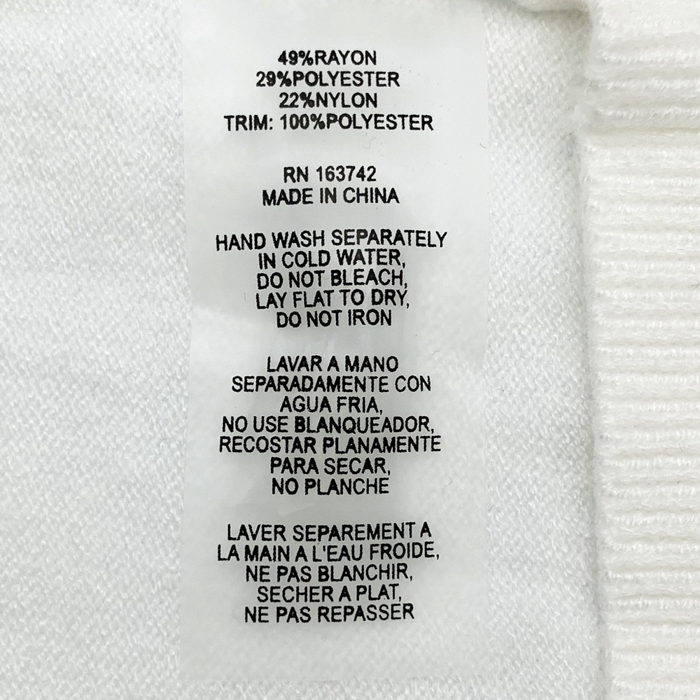 NWOT Sioni Long Sleeve Mix Media Top - Picture 6 of 8